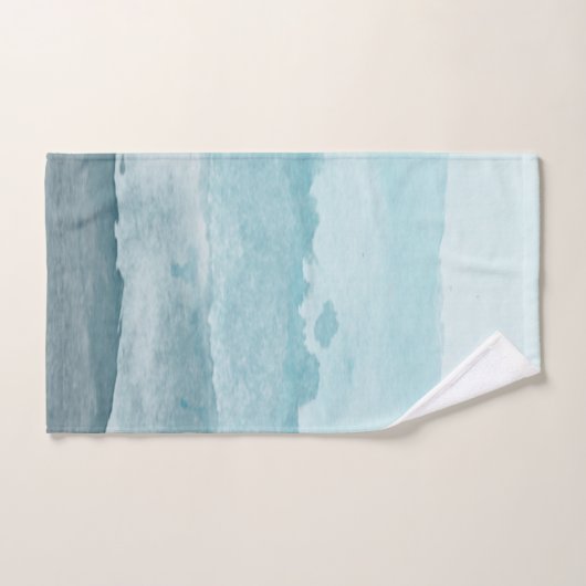 Serviette de bain motif moderne pastel terrazzo (Serviette à main)