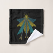 Serviette de bain noir Fairy Stars (Gant de toilette)