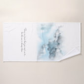 Serviette de bain nuageuse (Serviette de bain)