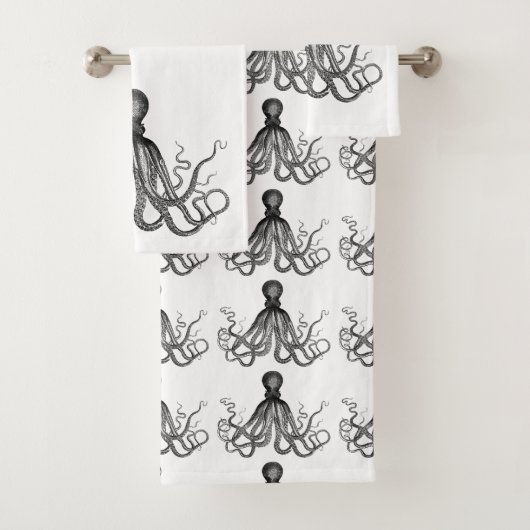 Serviette de bain Octopus (En situation)