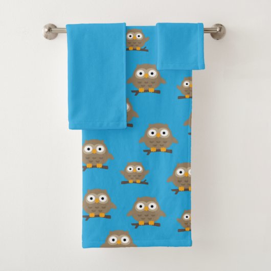Serviette de bain Owls (En situation)