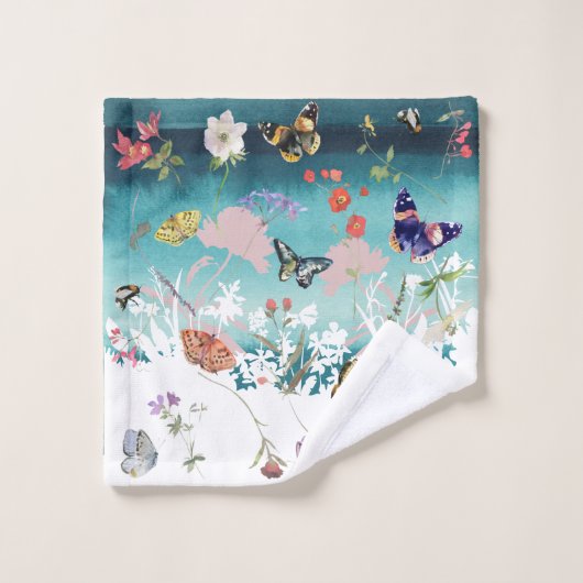 Serviette de bain Papillon (Gant de toilette)