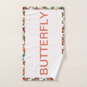 serviette de bain papillon (Serviette à main)