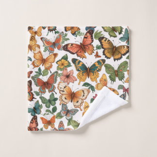 serviette de bain papillon