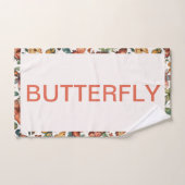 serviette de bain papillon (Serviette à main)