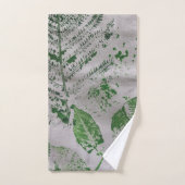Serviette de bain peint en feuille de fern (Serviette à main)