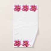 Serviette de bain Peonies roses (Serviette à main)