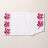 Serviette de bain Peonies roses (Serviette à main)