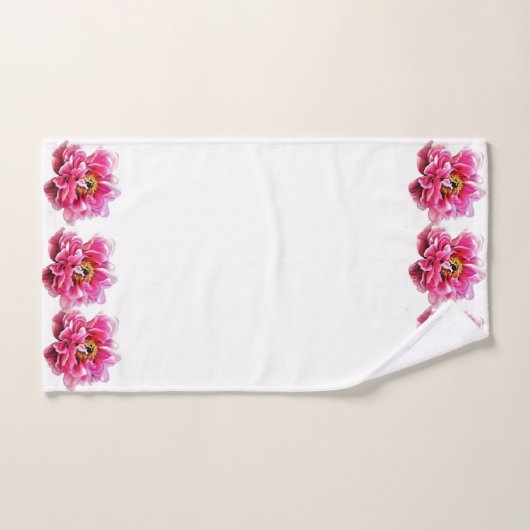 Serviette de bain Peonies roses (Serviette à main)