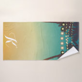 Serviette de bain personnalisée Plage Coucher de s (Serviette de bain)