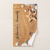 Serviette de bain personnalisée S de sable de plag (Serviette à main)