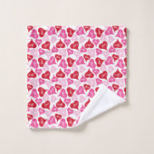 Serviette de bain personnalisée Saint-Valentin Lov (Gant de toilette)