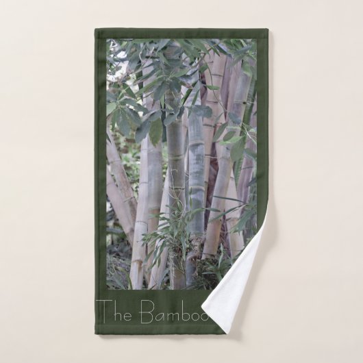 Serviette De Bain Placent Le Bambou Tree Opt. 2 (Serviette à main)