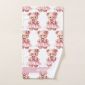 Serviette de bain pour bébé et tout-petit fille | (Serviette à main)