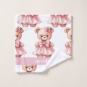 Serviette de bain pour bébé et tout-petit fille | (Gant de toilette)