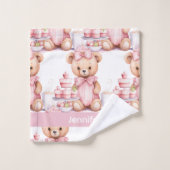 Serviette de bain pour bébé et tout-petit fille |  (Gant de toilette)