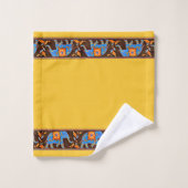 Serviette de bain pour éléphants lumineux (Gant de toilette)