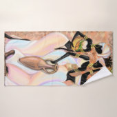 Serviette de bain pour femmes africaines (Serviette de bain)