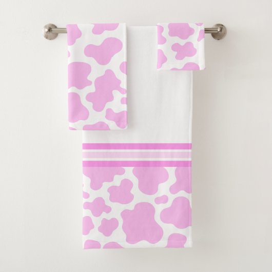 Serviette de bain pour vaches à airelle (En situation)