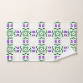 serviette de bain pourpre (Serviette à main)