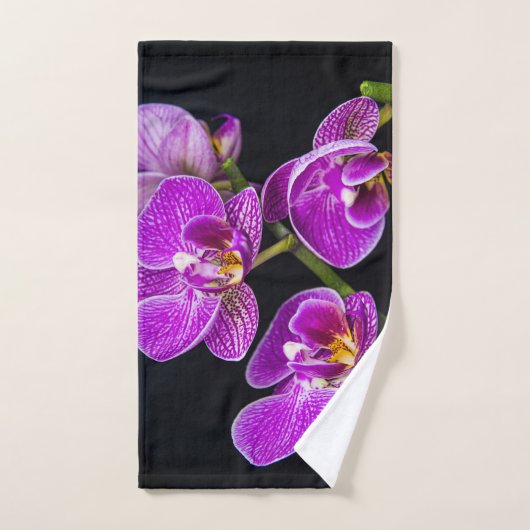 Serviette de bain pourpre orchidée (Serviette à main)