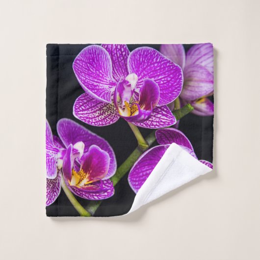 Serviette de bain pourpre orchidée (Gant de toilette)
