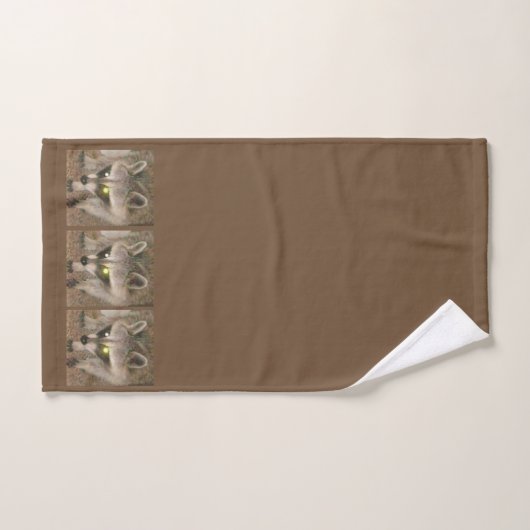 Serviette de bain Raccoon (Serviette à main)