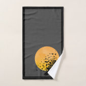 Serviette de bain Raven en plumes (Serviette à main)