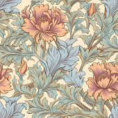 Serviette de bain romantique Pastel Morris