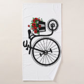 Serviette de bain romantique pour vélos (Serviette de bain)