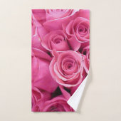 Serviette de bain rose (Serviette à main)