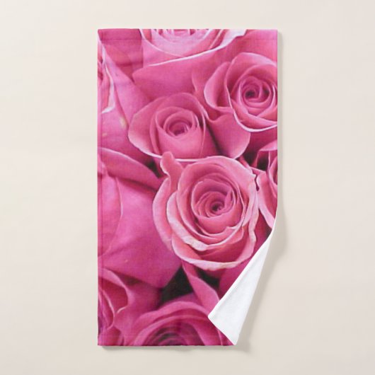 Serviette de bain rose (Serviette à main)