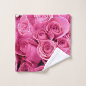 Serviette de bain rose (Gant de toilette)