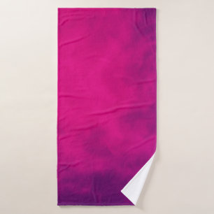 Serviette de bain rose néon - Personnalisable