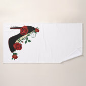 Serviette de bain - Rose Stiletto (Serviette de bain)