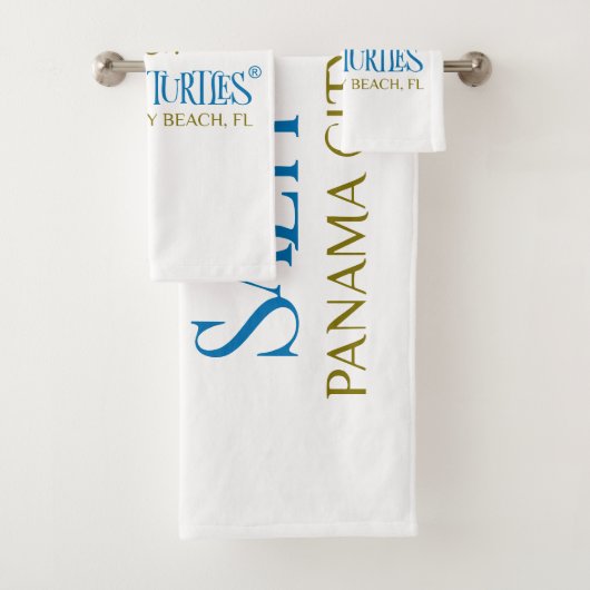 Serviette de bain Salty Turtles® (En situation)