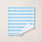 Serviette de bain set Clearwater Stripe capri bleu (Gant de toilette)