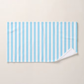 Serviette de bain set Clearwater Stripe capri bleu (Serviette à main)