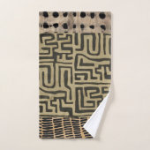 serviette de bain set de conception terre (Serviette à main)