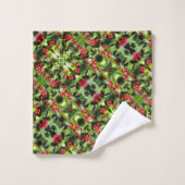Serviette de bain Set Holly Berries (Gant de toilette)