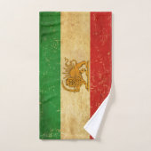 Serviette de bain Set Iran Drapeau Lion et le shah (Serviette à main)