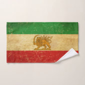 Serviette de bain Set Iran Drapeau Lion et le shah (Serviette à main)