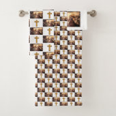 Serviette de bain set Jésus (En situation)