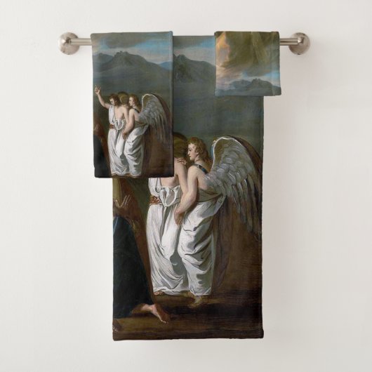 Serviette de bain set Jésus (En situation)