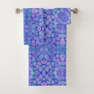 Serviette de bain Set Lavender Hydrangea