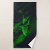 Serviette de bain Shark Green 30 X 60 (Serviette de bain)