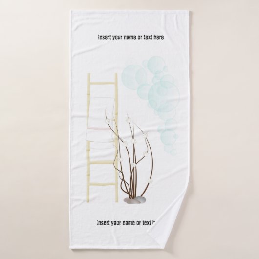 Serviette de bain spa zen (Serviette de bain)