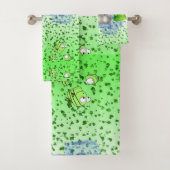 Serviette de bain St. Patrick Jour Ensembles Ours (En situation)
