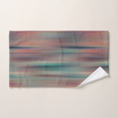 serviette de bain stries colorées (Serviette à main)