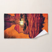 Serviette de bain Sunset Night Desire - Imaginaire (Serviette à main)